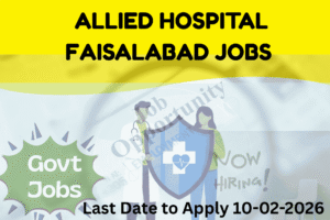 DHQ Hospital Faisalabad Jobs