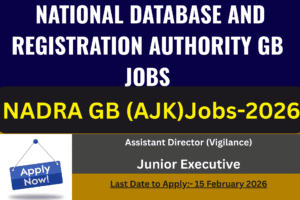 Jobs in National Database and Registration Authority NADRA